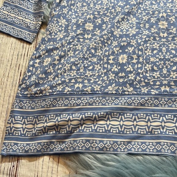 Coolibar St Lucia Tunic Top UPF 50+ Blue Tapestry Sz L - Picture 6 of 10